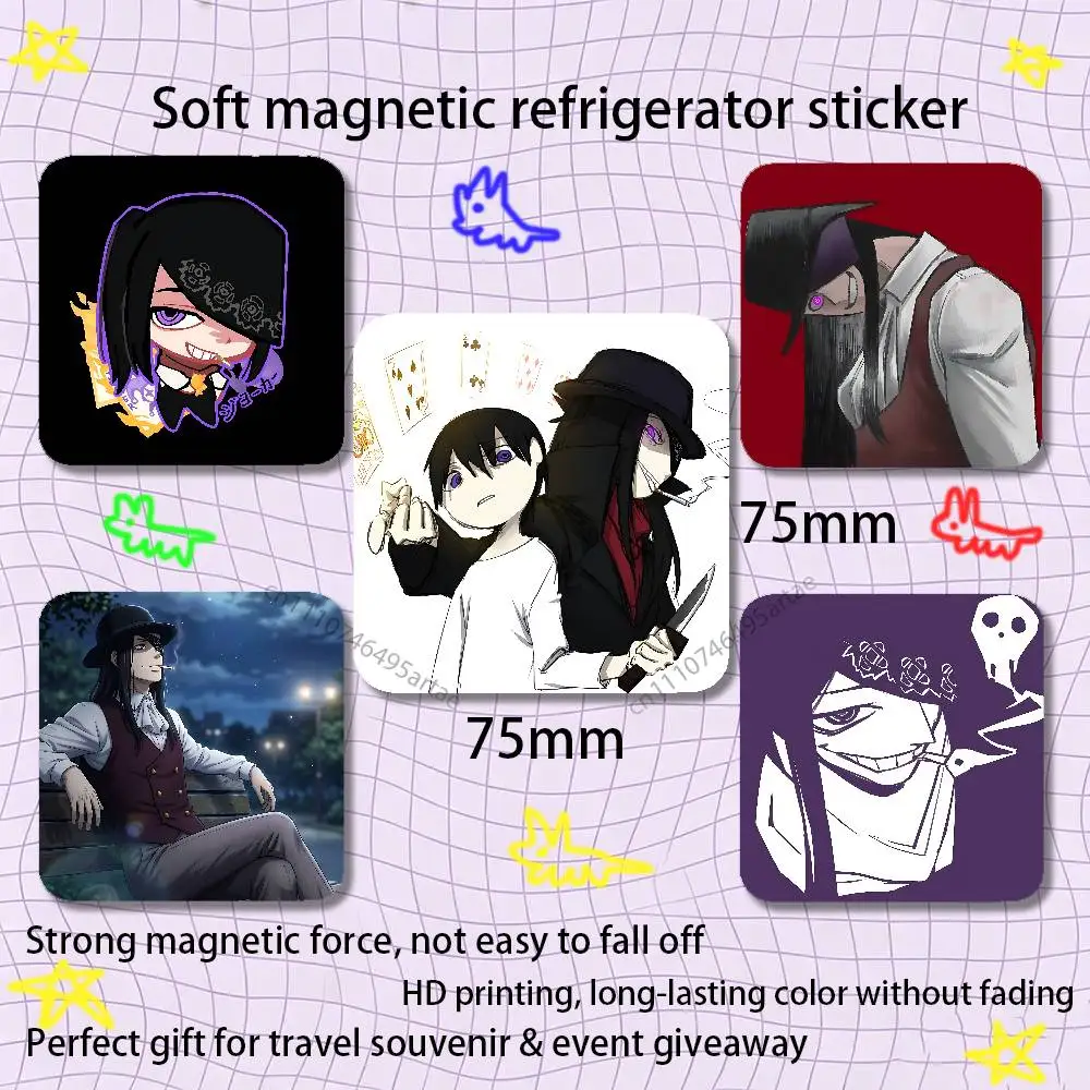 Joker cool Fire Force Benimaru Creative Fridge Magnetic Refrigerator Memorial Gifts For Kitchen Office Locker Travel Home Deco
