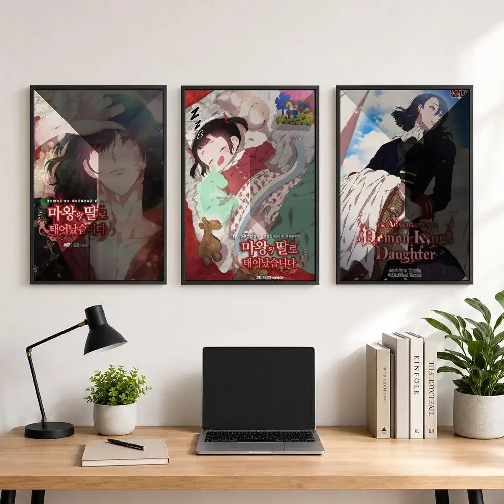 TThe Adventures of a Demon King's Daughtered Poster Poster, Wall Decor Art Print, Abstract Wall Decor Art Print for Living Room