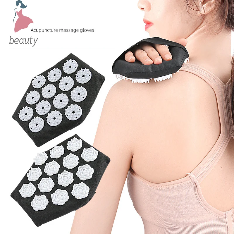 

Body Massage Mat Massage Pad Acupuncture Sensation Reflexology Plate Acupressure Arm Body Massage Glove