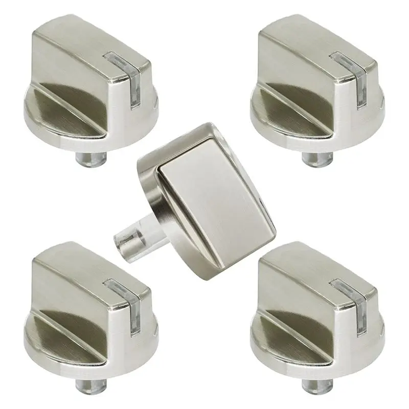 Hot-For Range/Stove Cooktop Replacement Burner Control Knob Assembly- 5Pcs AEZ73293801, Burner Knob Repair Parts