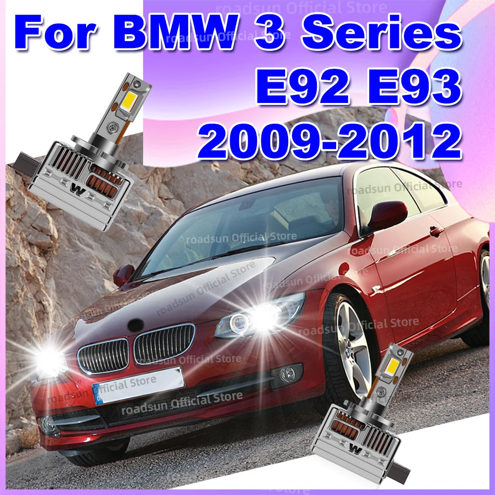 

Светодиодные автомобильные фары, турбо-светильники, обновление ксеноновой лампы 6000K для BMW 3 серии E92 E93 2009 2010 2011 2012