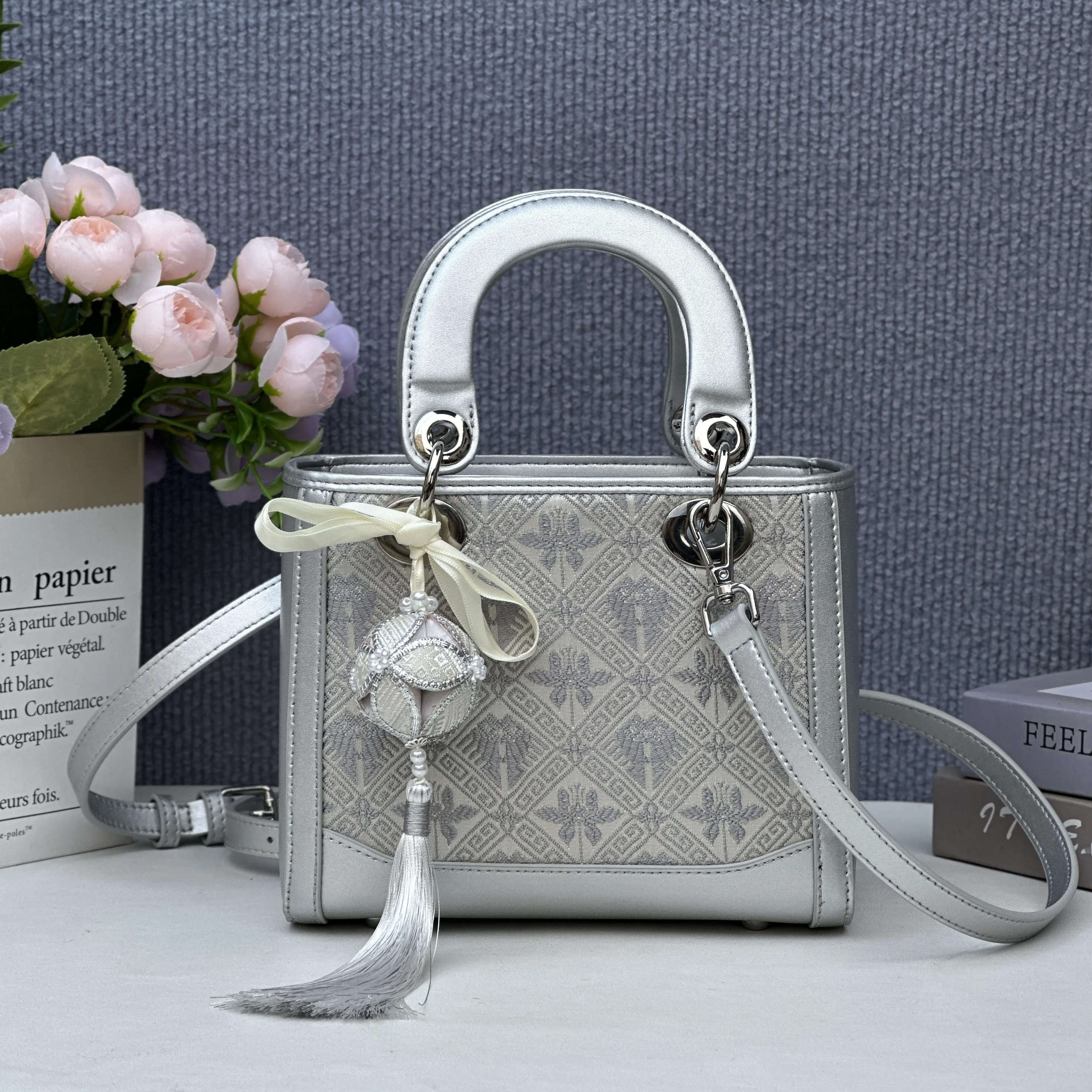 

Ele Ретро Гуанси Чжуан гобеленная сумка через плечо клатч маленькая квадратная сумка модная этническая женская сумка Sle