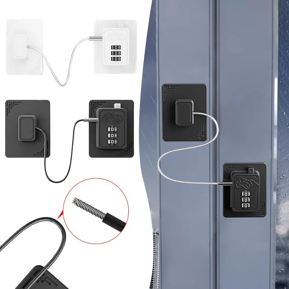 

Anti-pinch Hand Baby Safety Lock Adjustable Child Protection Refrigerator Door Coded Lock No Drilling