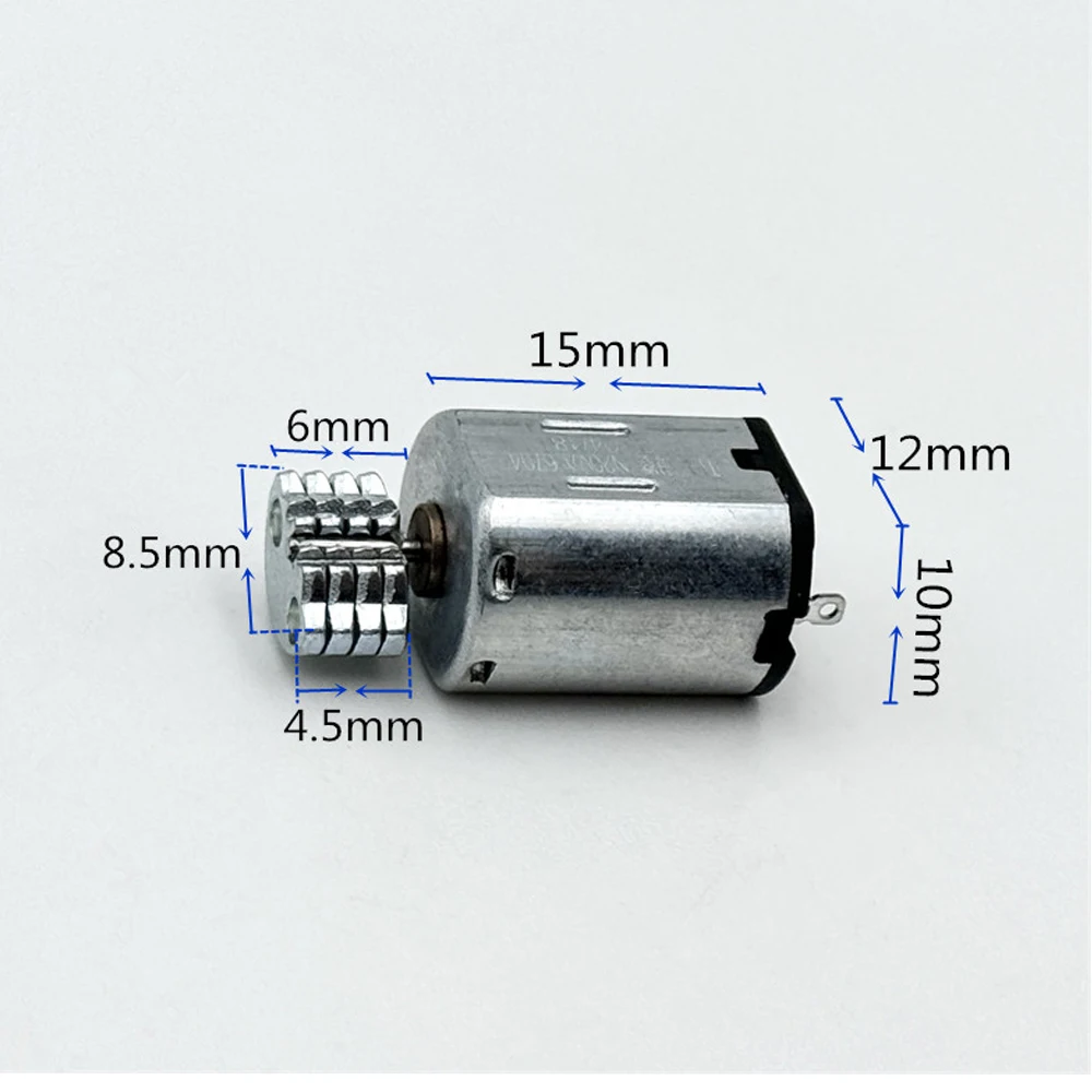 Mini N20 Vibration Motor DC 3V 3.7V Dynamic Micro Massager Motor Precious Metal Brush Strong Vibrator DIY Electric Toy Model