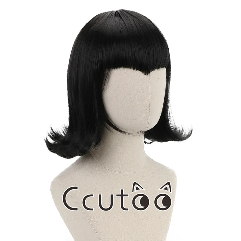 

13 "Боб парики короткие волосы черный вьющийся парик для косплея для женщин и девочек синтетические аниме парики из волос для костюмированной вечеринки на Хэллоуин
