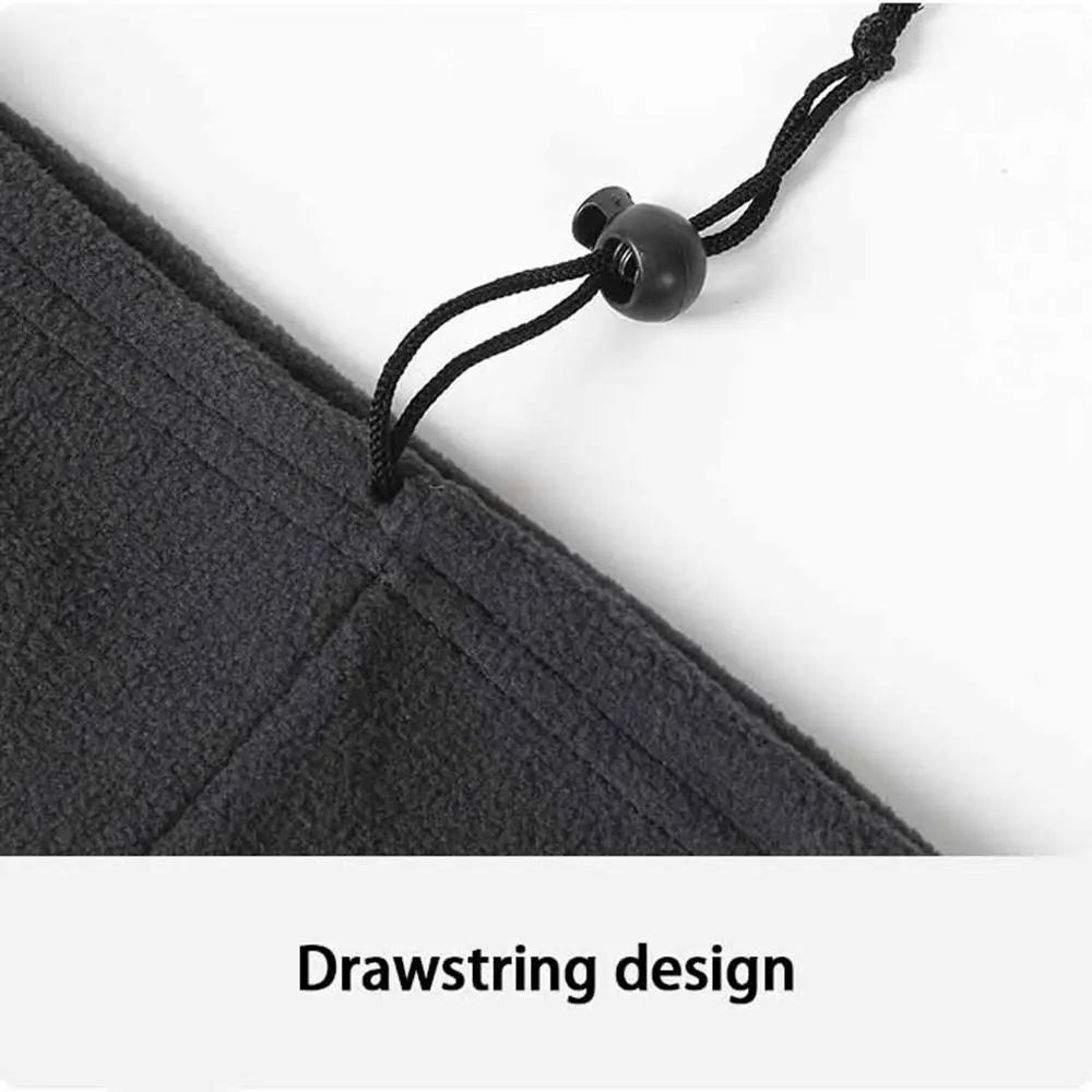 

Neck Warmer Fleece Ski Mask Bonnet Hat Thermal Head Cover Collar Hat Winter Face Mask Beanies Hat Men Winter Cap Pullover Cap