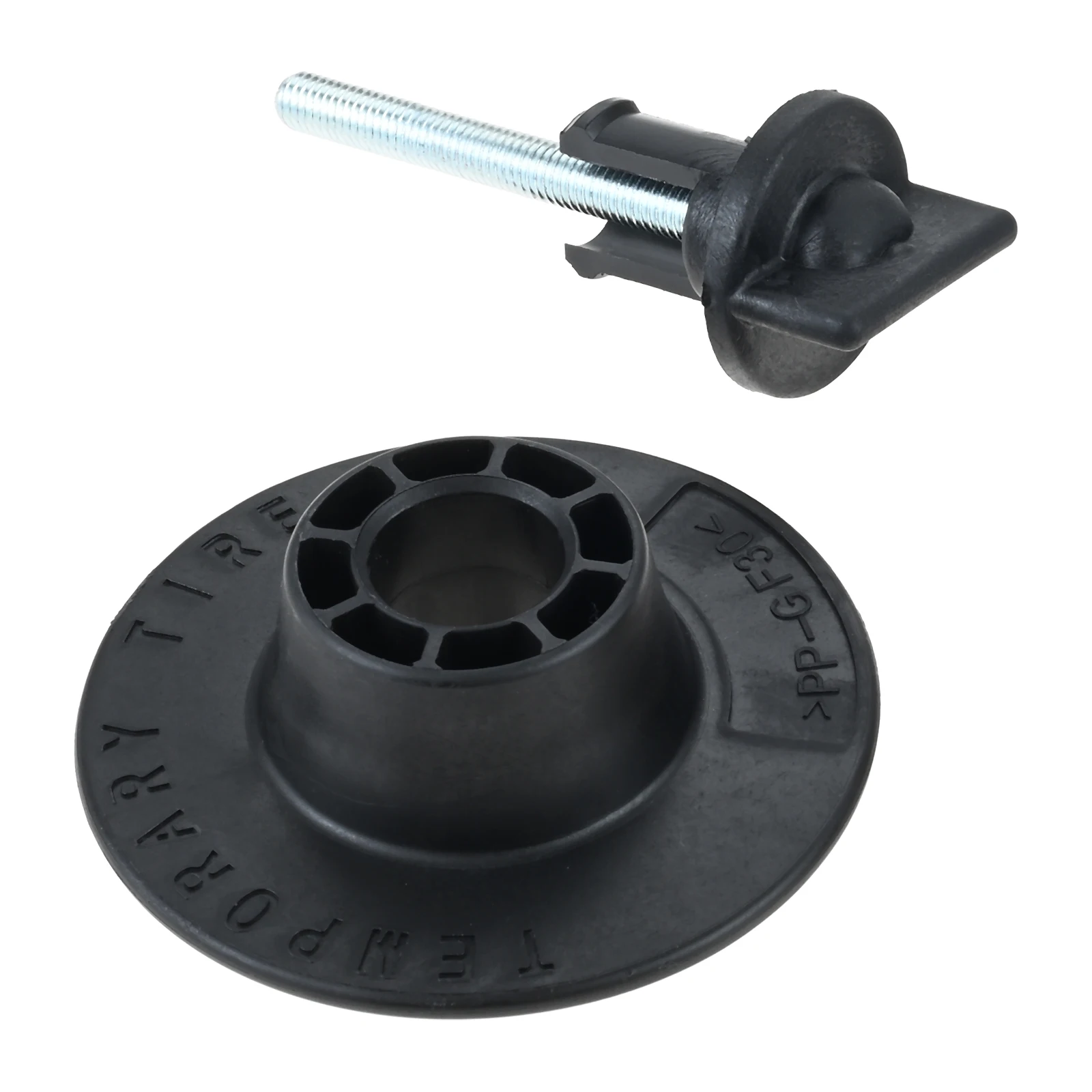 Adaptador de Perno Trasero Negro para Llanta de Repuesto, Tornillo de Montaje y Tapa de Llanta Compatible con Honda Acura Accord CR-V Civic 74652-SDA-003