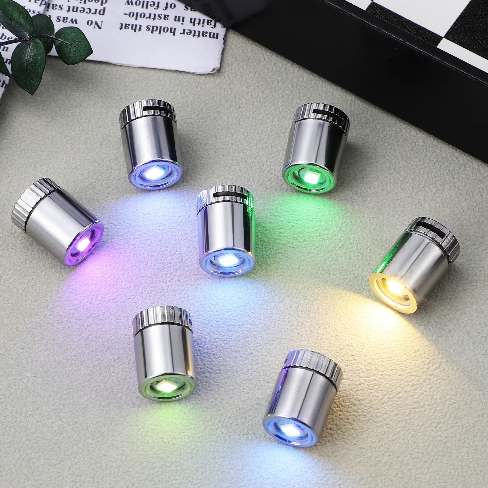 24pcs 미니 LED 조명 작은 빛 작은 포켓 플래시 조명 DIY 마이크로 장면 레이아웃 조명 재료 인형 집 램프