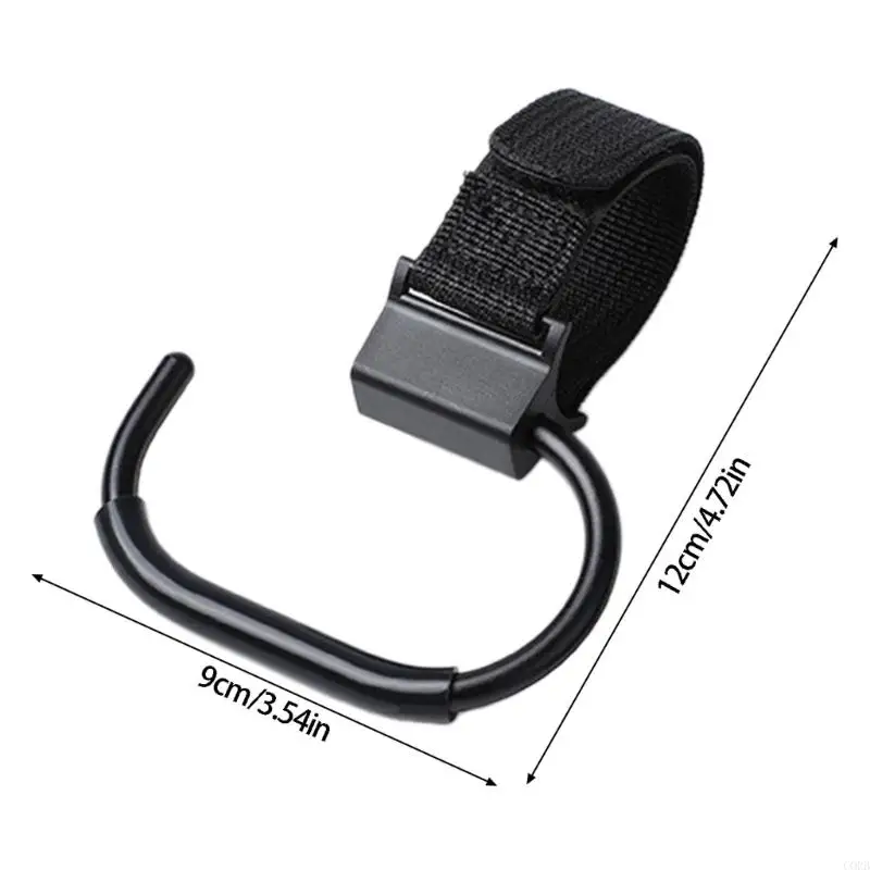 CORB Long Rotating Strollers Hook Universal Compatibility High Strength Hook Easy Installation for Diaper Bags Grocery