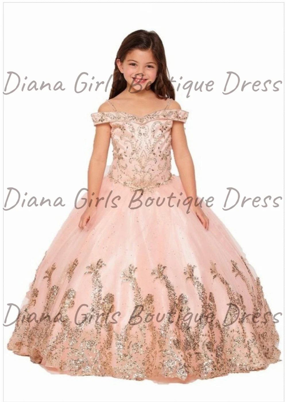 Robe de Rhluxueuse à paillettes pour enfants, robe de demoiselle d'honneur verte, robes de mariée, manches courtes, fête de Rh, anniversaire, princesse, quoi que ce soit