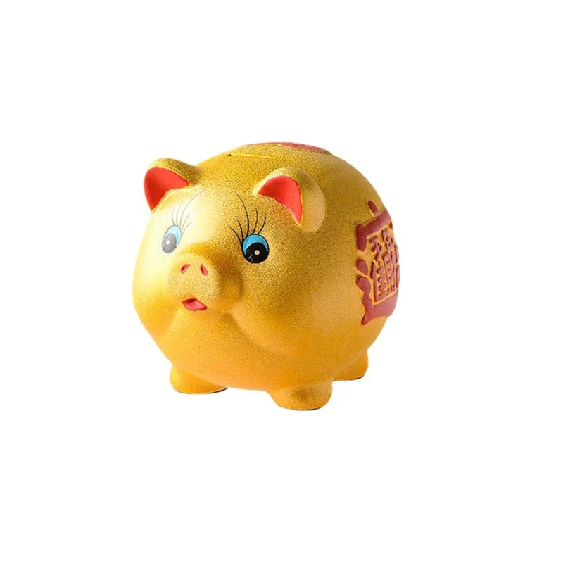Cute Piggy Saving Large Room Ceramic Coin Money Paper Enfant Decor