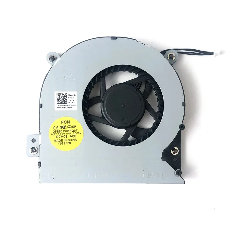 New Laptop GPU Cooling Fan For Dell Alienware 18 R1 M18X R3 Cooler 0R7H03 DFS601305PQ0T FC6Y DC5V 0.5A