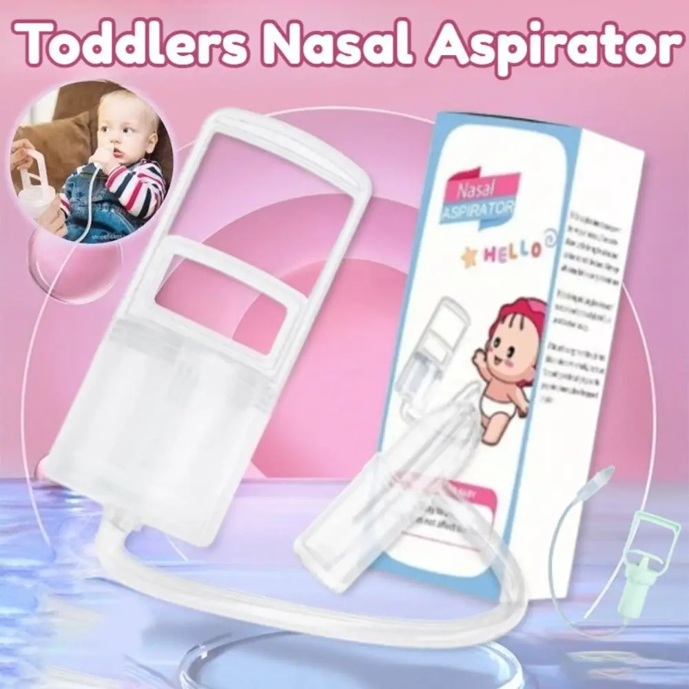 Congestion Relief Manual Toddlers Nasal Aspirator Removable Soft Silicone Mucus Cleaner Anti-backflow Snot Remover Nasal Care