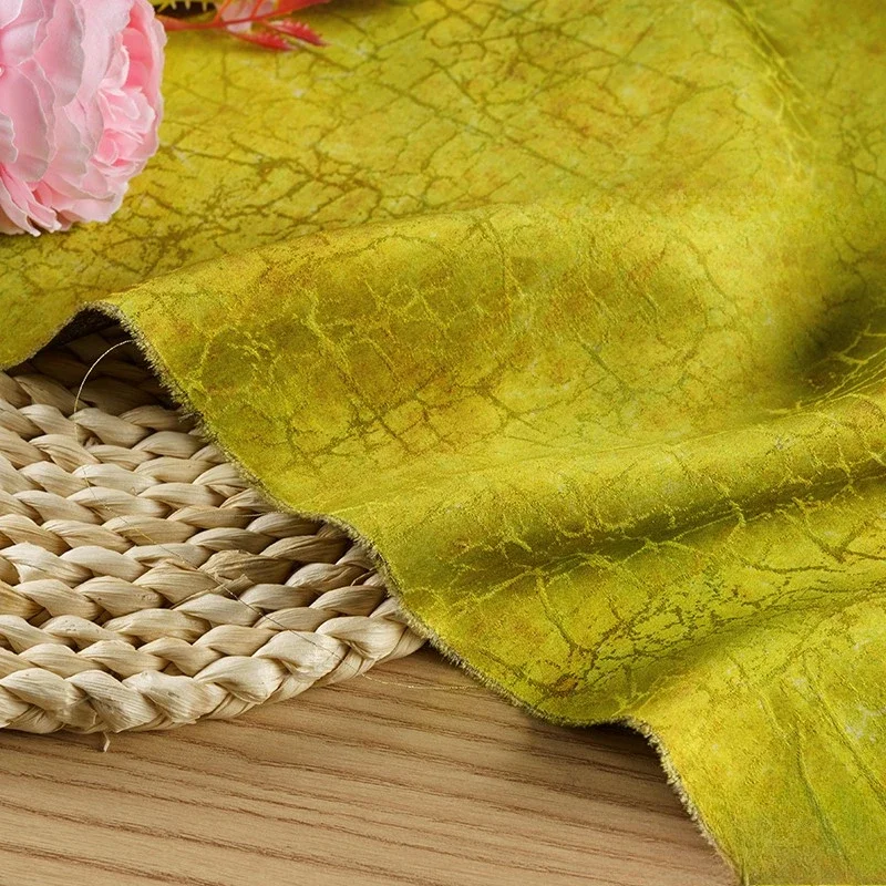 50x140cm New Chinese Turtle Crack Gauze Fabric Light Breathable Soft Silky Touch Cold Cheongsam Dress Cloth