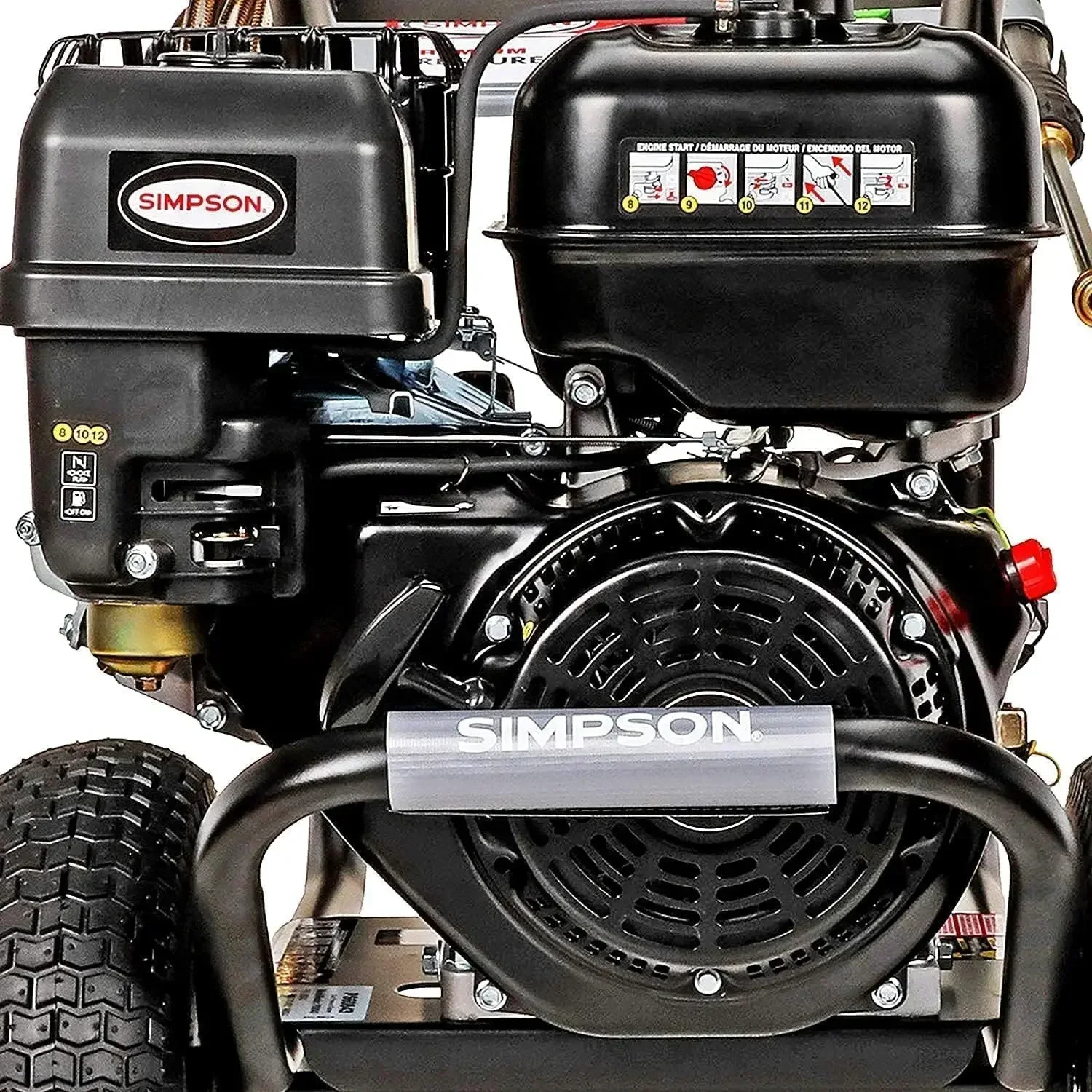 

XMSJ*[XMSJ]XMSJ-Cleaning PS60843 PowerShot 4400 PSI Gas Pressure Washer, Includes Spray Gun and Extension Wand, 3/8-inch x 50-fo