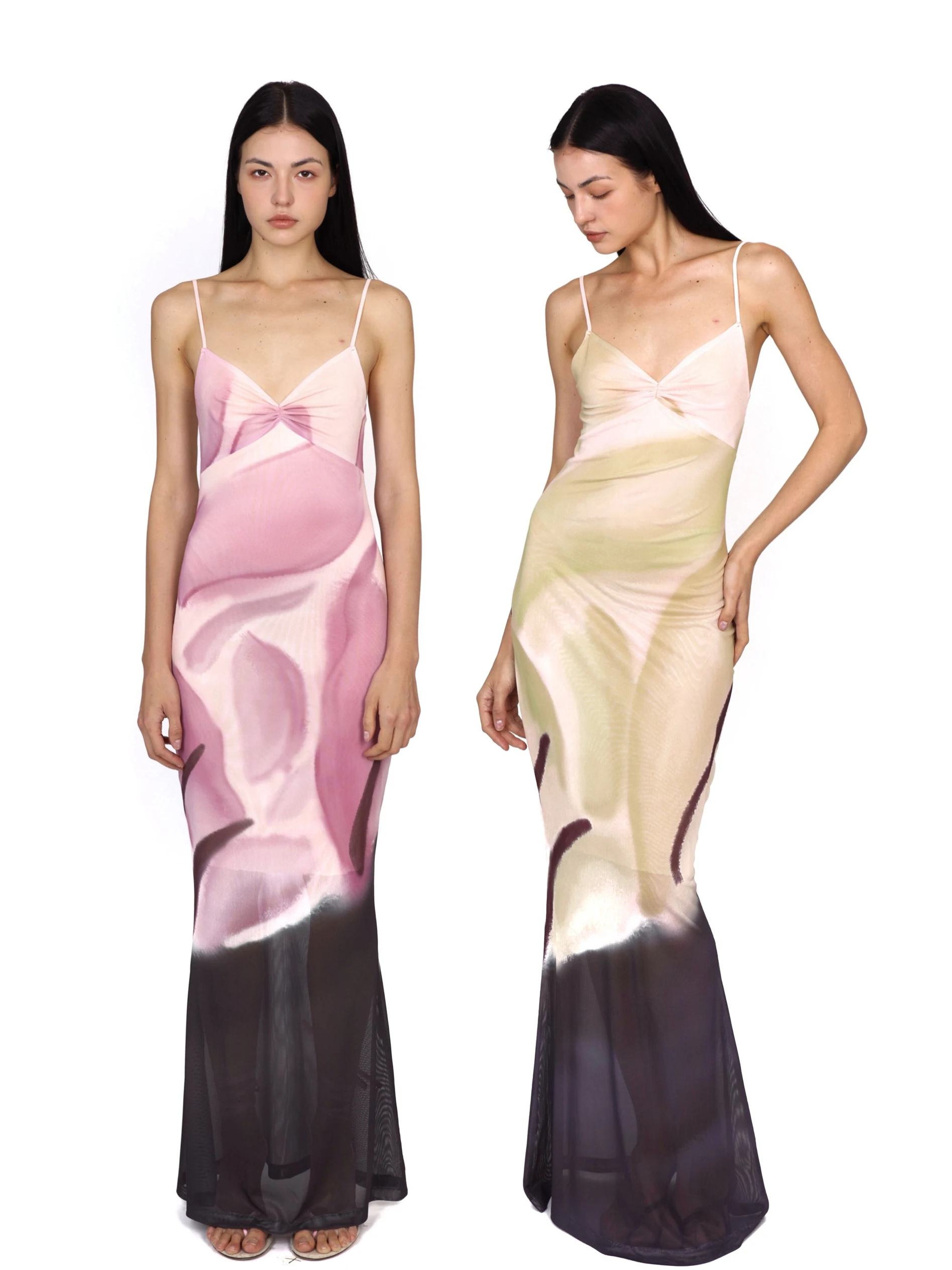 

Платье-русалка Scarlet Sage Ele adient Me Slim Fit с высокой талией, летнее, цельное, для весны и осени