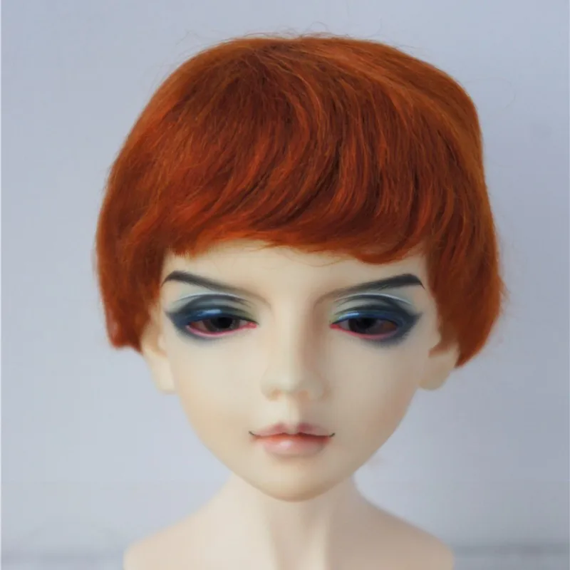 1/8 1/6 1/4 1/3 Doll Wig JD076 5-6inch 6-7inch 7-8inch 8-9inch Short Boy Cut Mohair BJD Hair OB11 YOSD MSD SD DOD Toy Accessorie