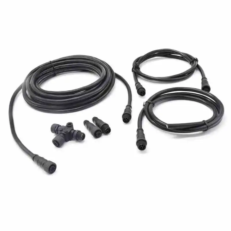 Waterproof NMEA2000 Converter IP67 Ship Yacht Connector M12 5Pin T-type 3-way Power Plug Terminal 3 6 Ports Car Accessories