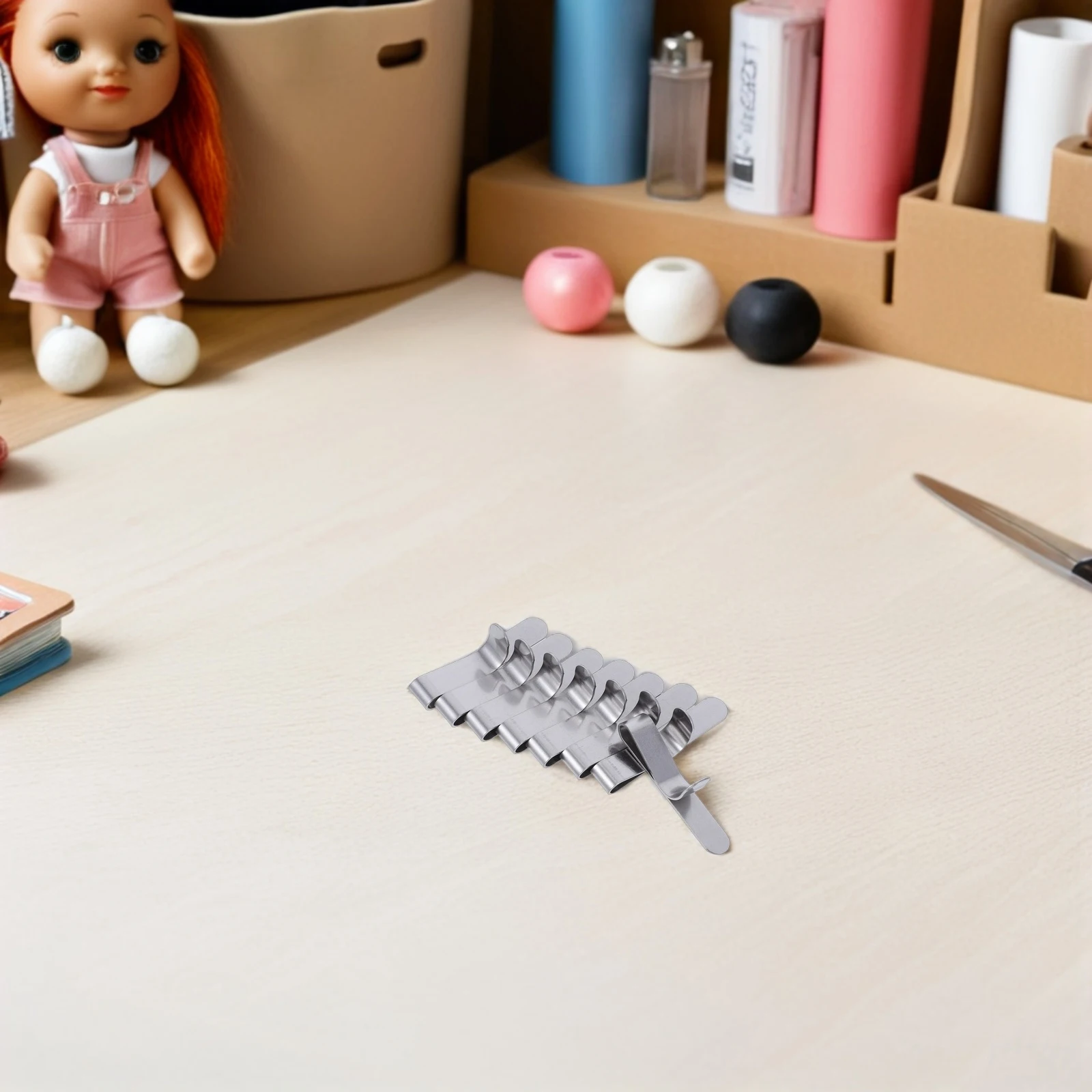 

8pcs Stainless Steel Cake Ring Clips Extendable Fixing Buckles For Baking Mousse Pastry Cookies Baking Tools Kitchen Bar