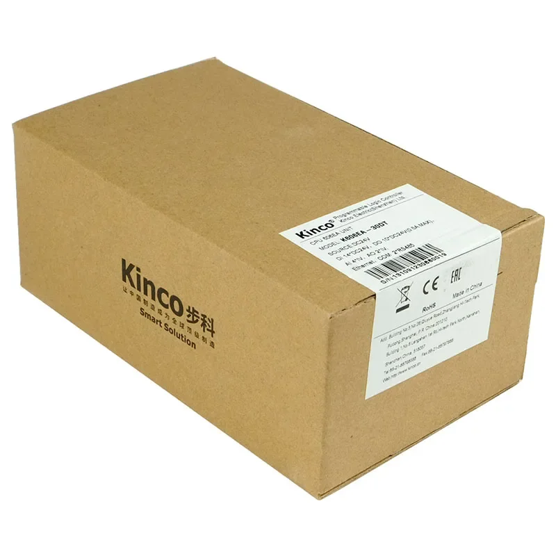 Original Kinco K6 Series K606EA-30DT K606EA-30AT PLC 14DI 10DO 4AI 2AO Programming controller with 2*RS485 Ethernet port