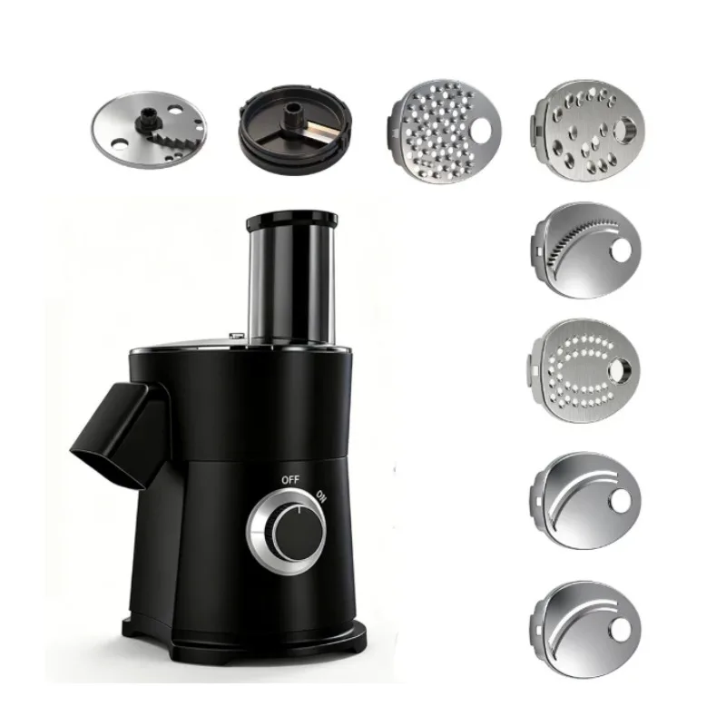 7 in 1 Electric Vegetable Cutter, Automatic Large Mouth Food Processor for Slicing Shredding & Chopping