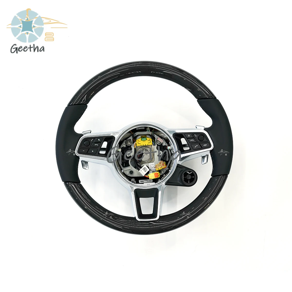 

Высококачественный руль из карбона с 3 спицами в стиле Panamera для Porsche Cayenne 2010-2018