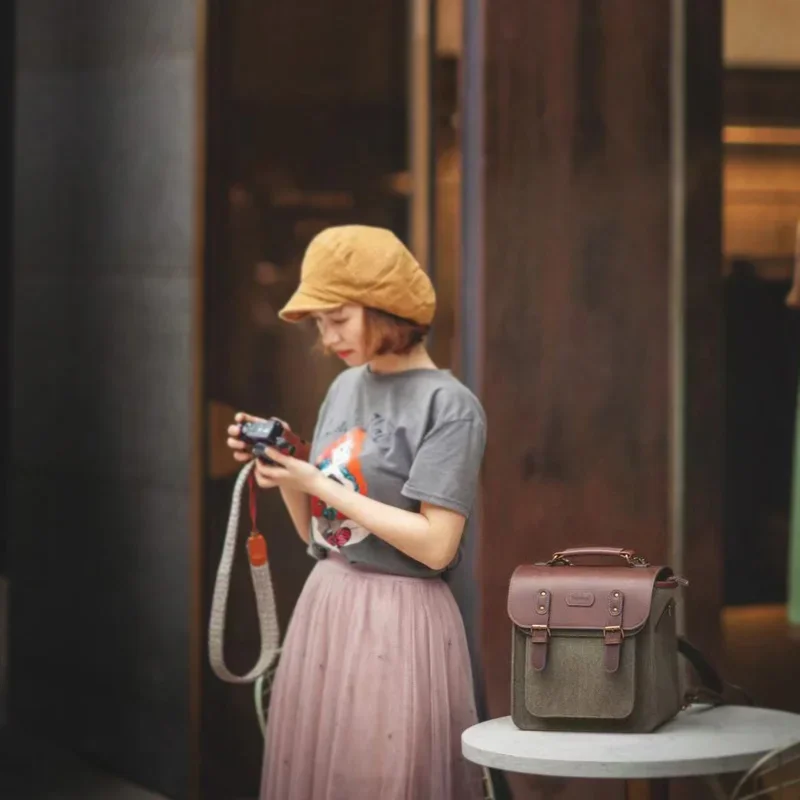 TAYLORVES Small Camera Backpack for Fujifilm X-T5