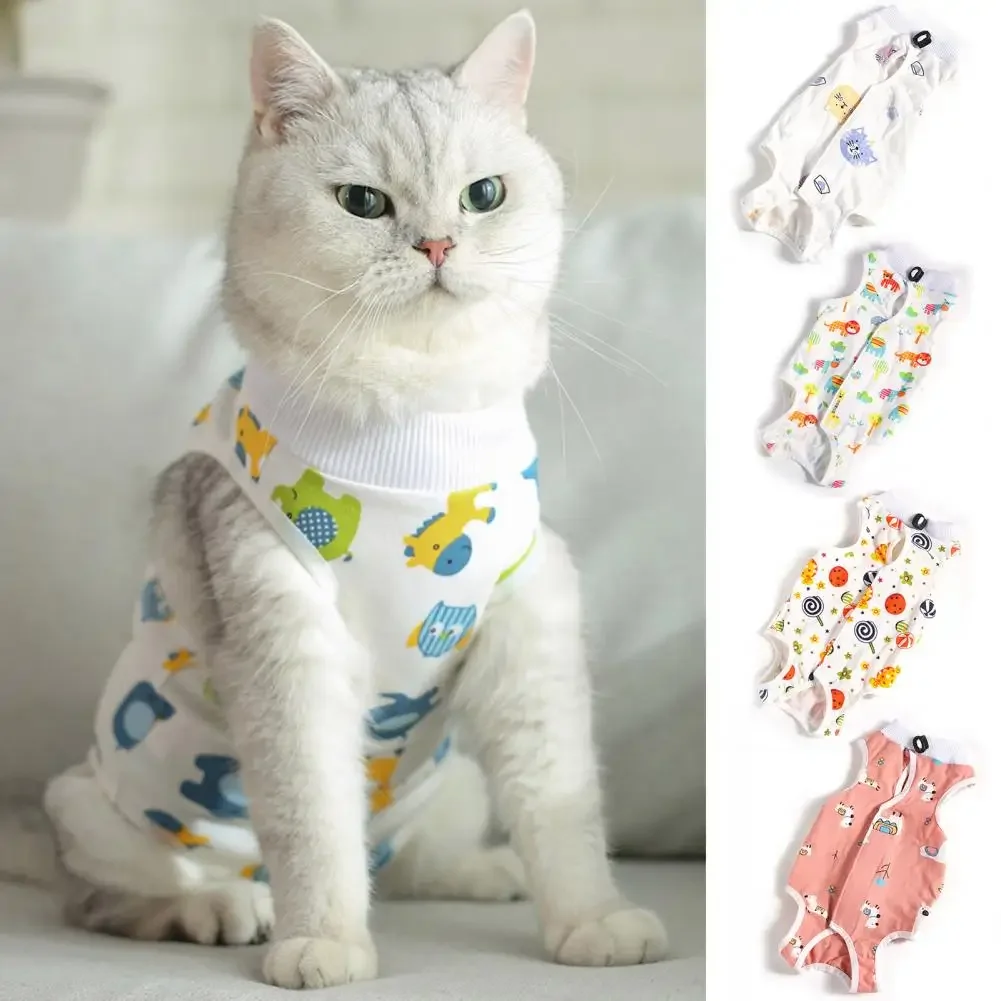 Pet Surgery Recovery Suit  Comfortable   Pet Postpartum Clothes Professional Pet Cat Surgery Shirt