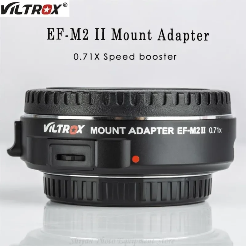 Imagem -04 - Viltrox Auto Focus Lens Adapter Velocidade Booster Canon ef Lens para M43 Mount Câmera Gh5s Gf5 Ef-m1 Ef-m2 ii 0.71x