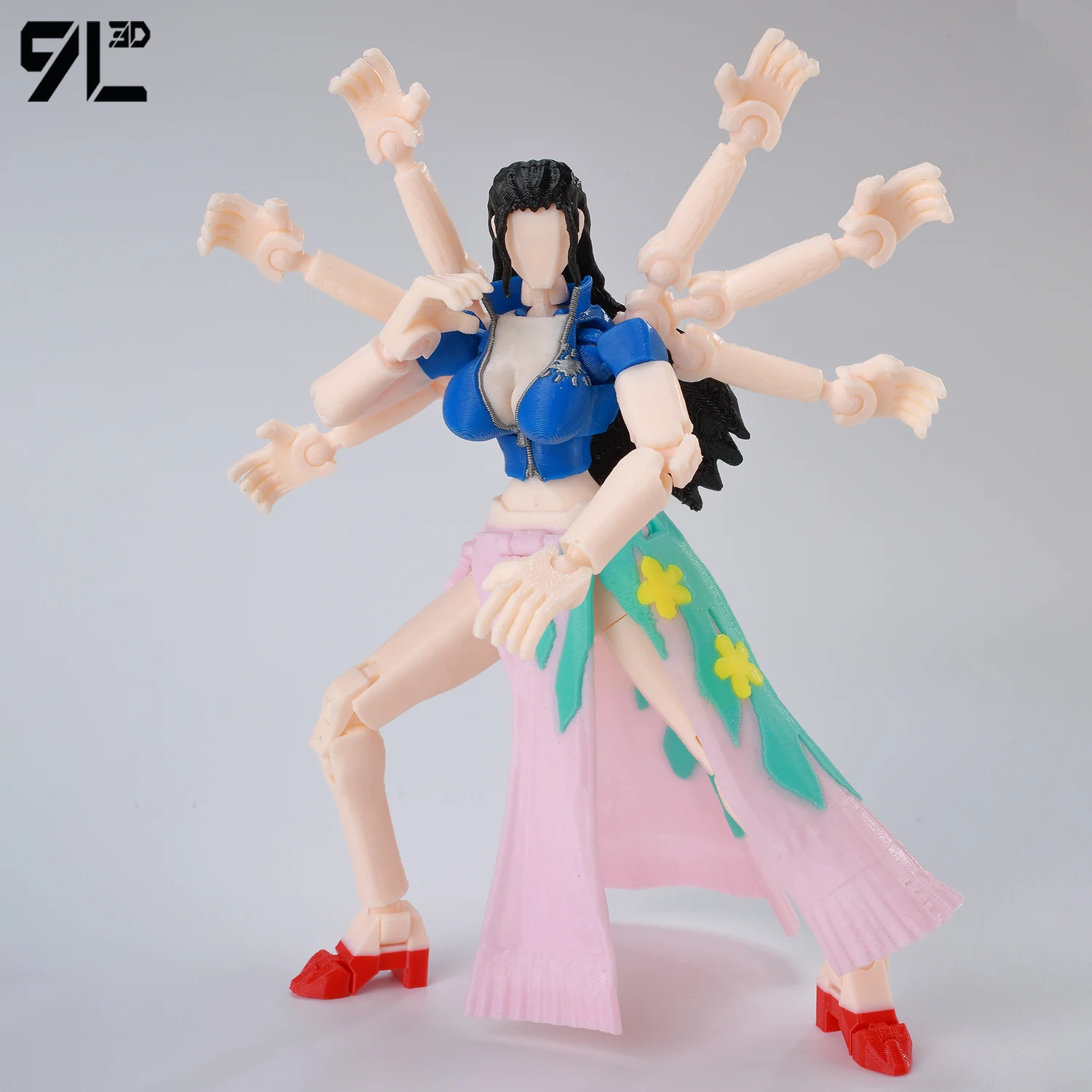 

9L3D LUCKY13 ОДИН ЧАСТЬ Робин ​ Луффи ​ Фигурка Kaiju No8, многошарнирная экшн-модель, креативное игровое украшение, анимация