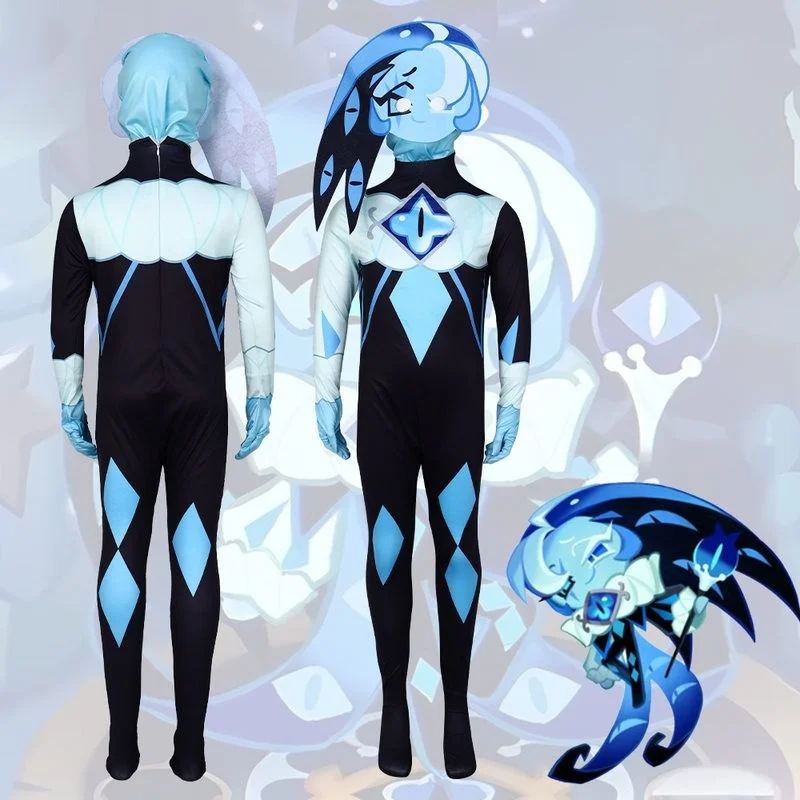 

Трансграничный горячий S Хэллоуин Пряничный человечек Косплей Припад Молоко Печенье Ролевой костюм для сценического выступления