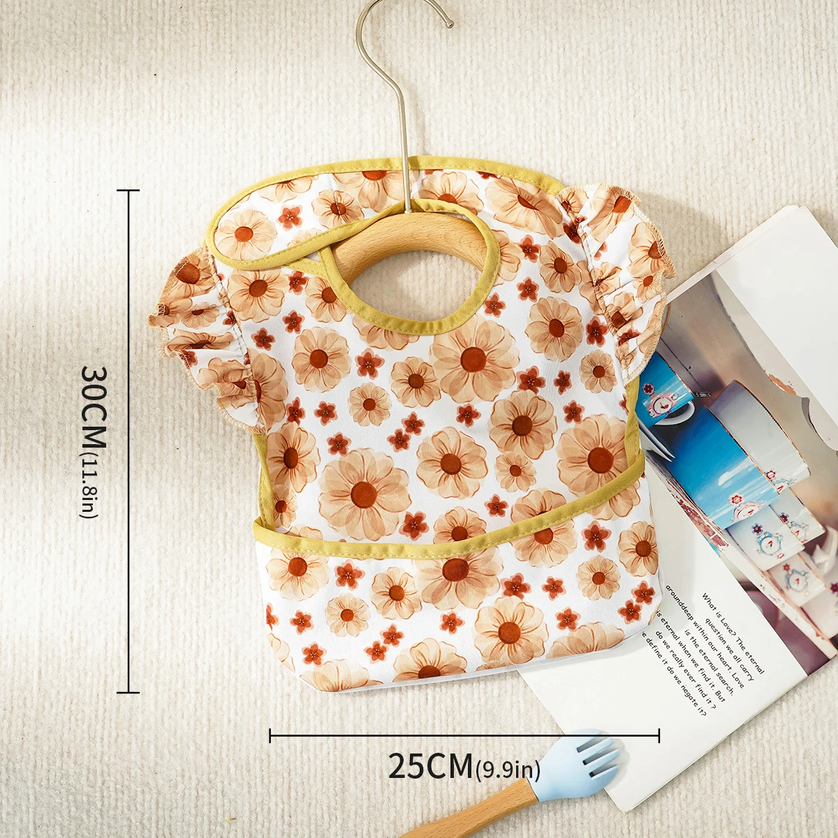 Waterproof Baby\' Bib Cute Printing Sleeveless Art Smock Feeding Bib Apron For Kids Accessories 0-3 Years