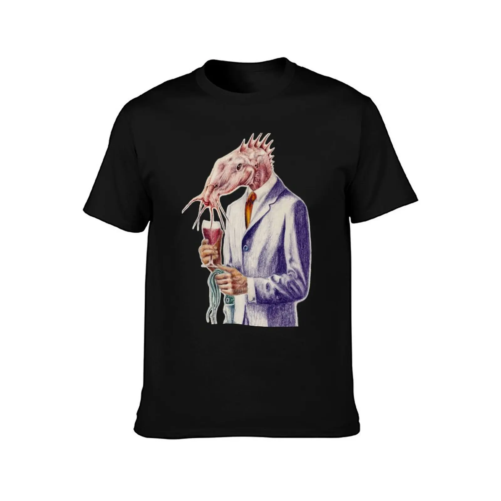 Intergalactic Art Critic T-Shirt Summer Casual Cotton Tee Oversized Streetwear Tops Vintage Graphic Print Unisex Men Women