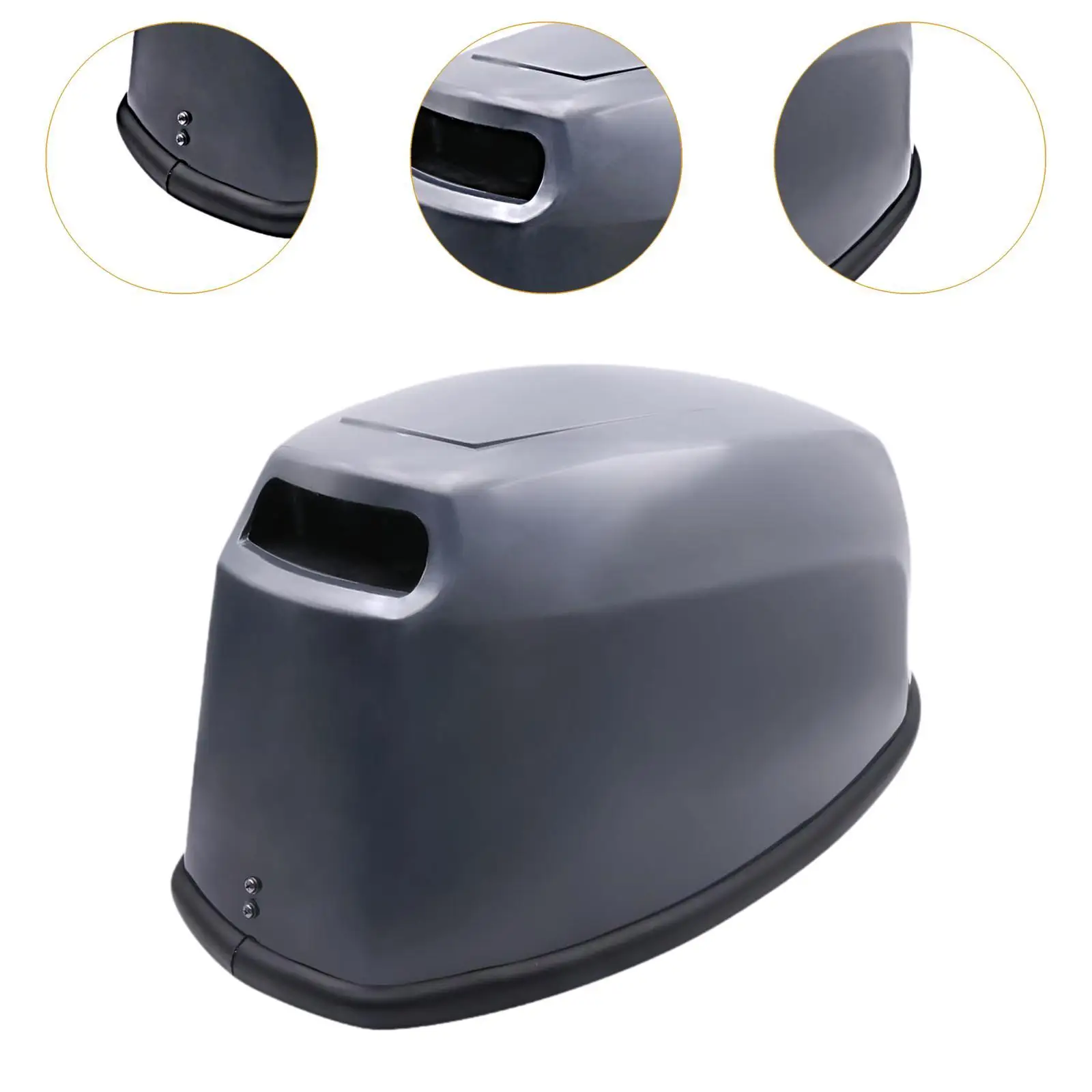 Крышка подвесного мотора, черная, простая в установке, совместимая с четырехтактным двигателем Yamaha