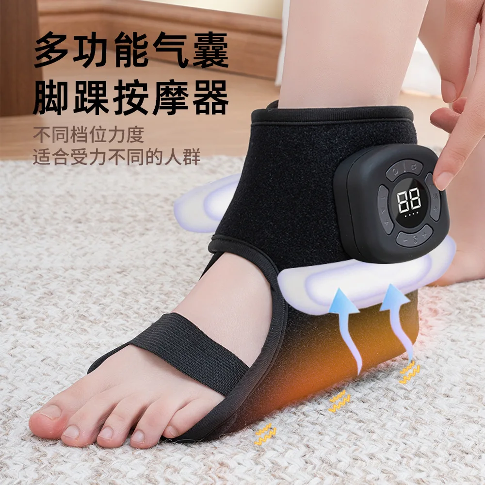 

Cross-border multi-functional airbag ankle massager heating vibration foot massager relieves ankle soreness and discomfort