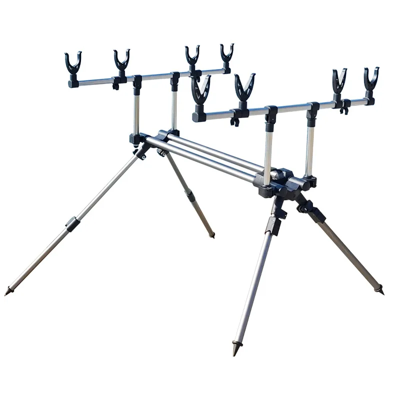 

Upgraded reinforced double rod fast shrinkage bracket, European sea rod three-head four-head five-head battery warehouse