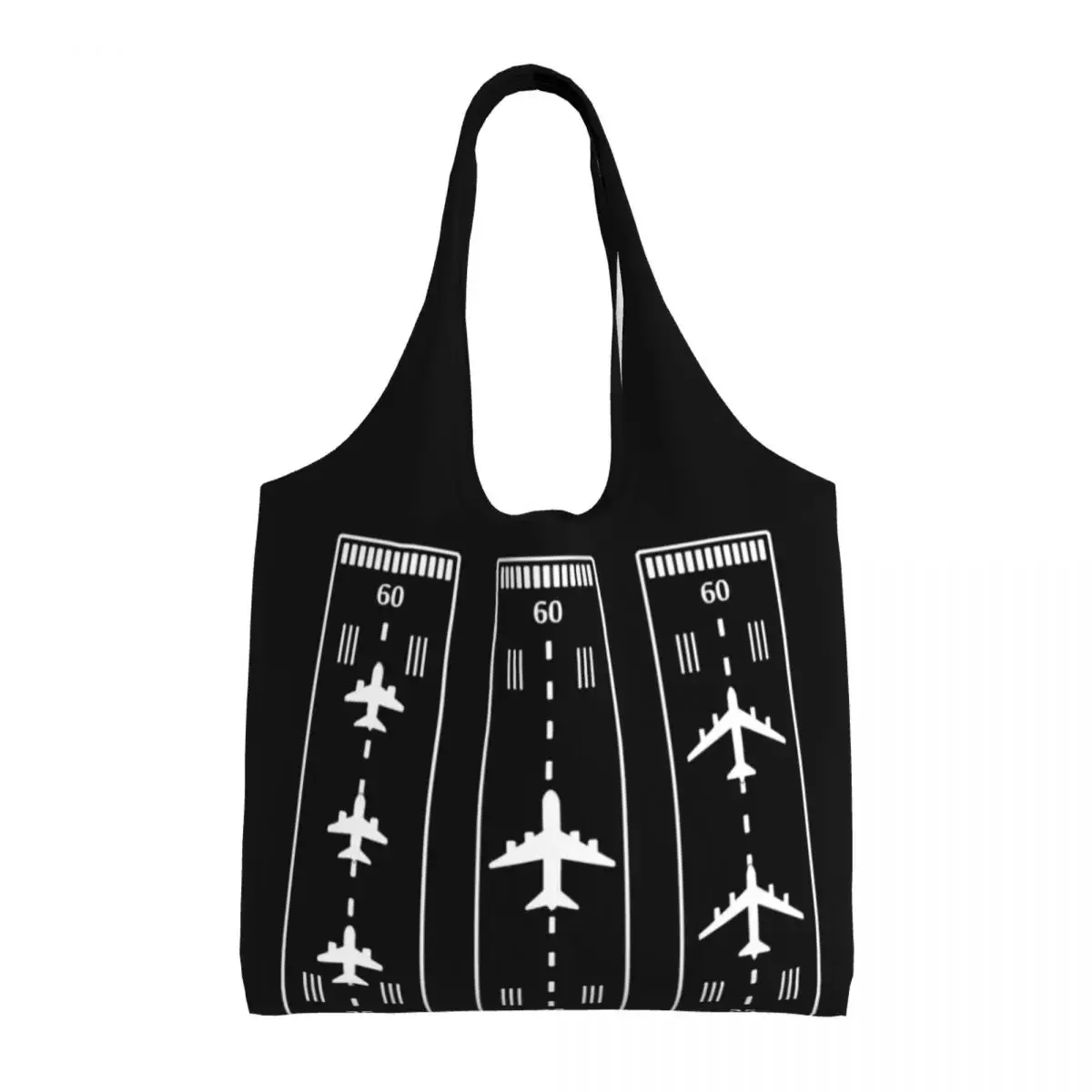 נמל התעופה מסלול בקר תנועה קניות tote שקיות בד עמיד הקונה טיסה טייס טייס מטוס תיקים