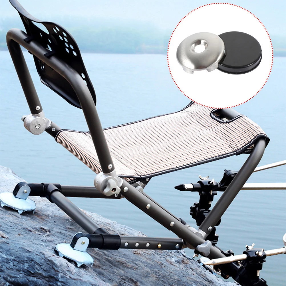 

1PC Fishing Chair Foot Claws Cover Stainless Steel Plastic Anti Oxidation Non Outdoor Stool Claw Protective Gear