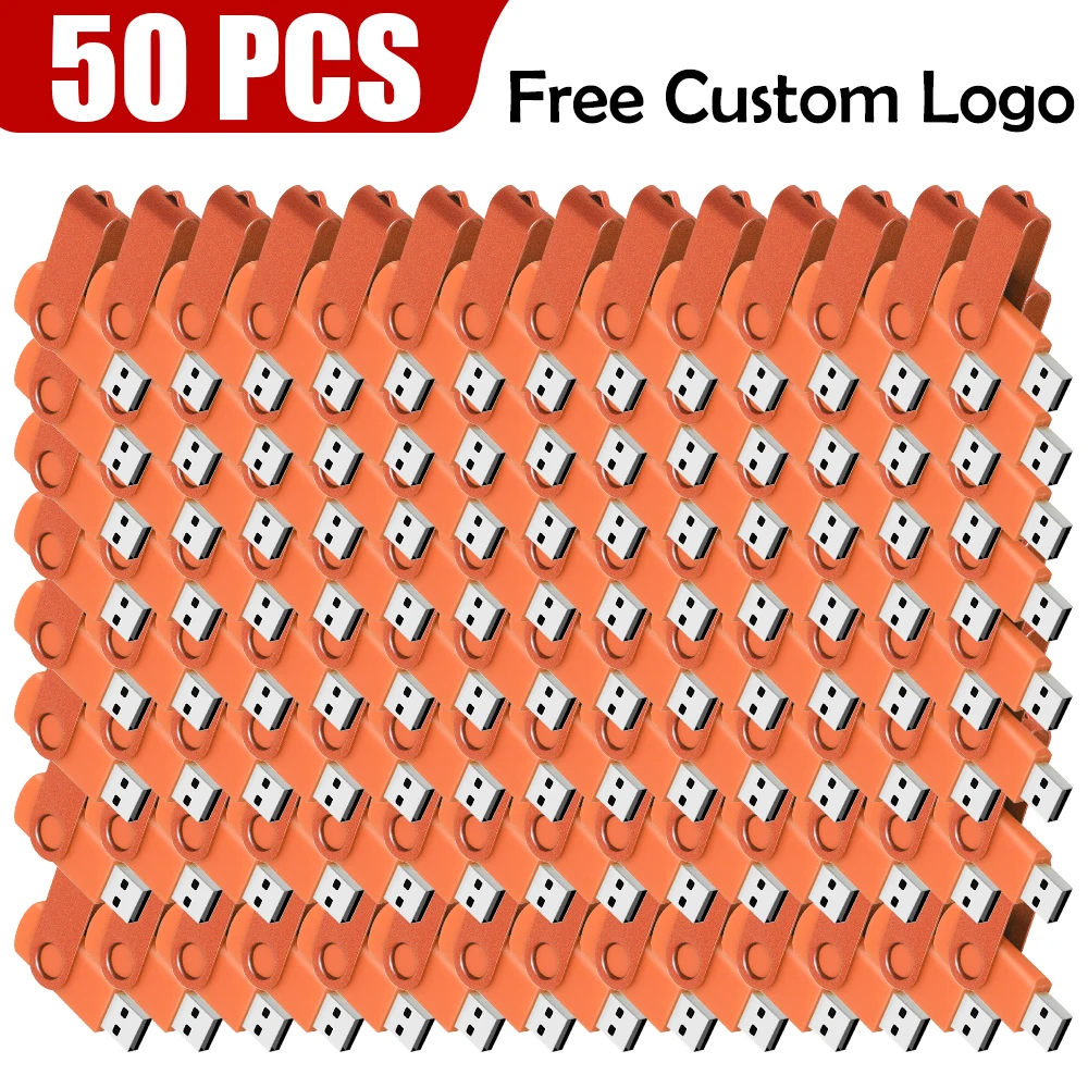 

50Pcs wholesale Custom Logo Free engraved pen drive 128GB 64GB 32GB sb 2.0 flash drive Memory Stick 16GB 8GB 4GB Thumb Drive