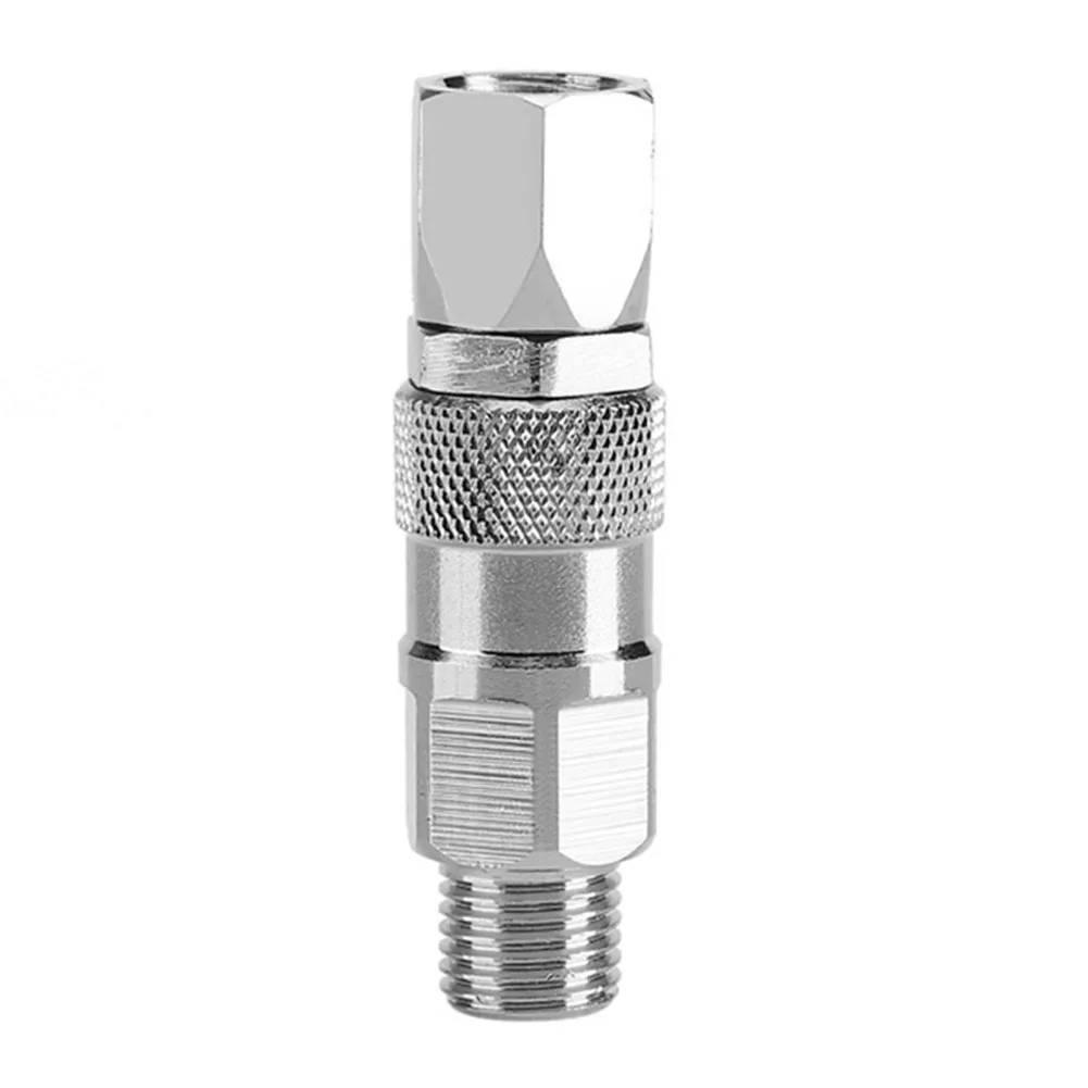 For Paint Sprayer Spray Hose Swivel Joint Home Solid 6.6*1.2*1.3cm 93g Accessories Airless Silver Stainless Steel