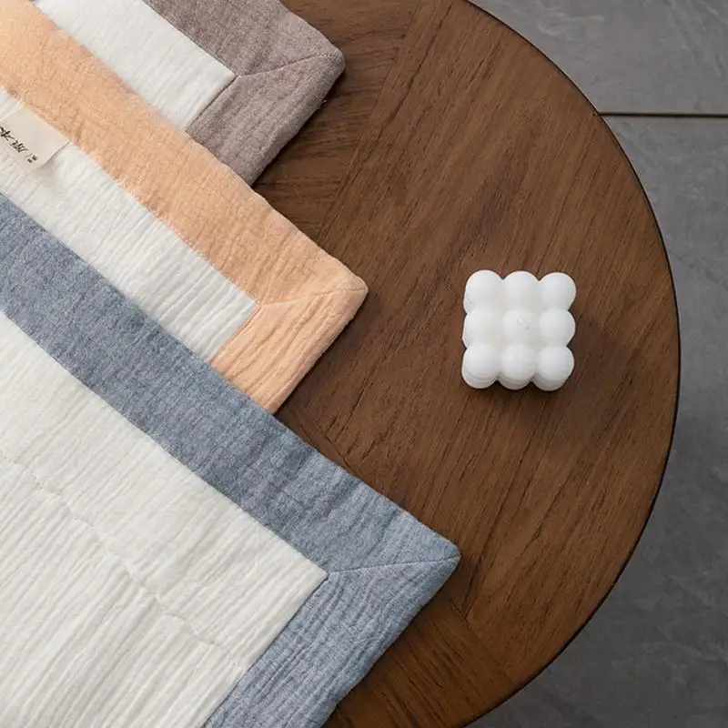 Colcha de algodón de Color sólido, ligera, Reversible, suave, fresca, Verano