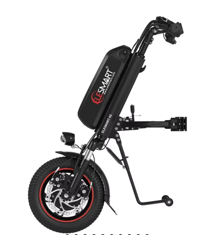 Hot Selling Elesmart A6 500w 48V /36V Central Connection LightWeight Wheelchair Electric Attachment