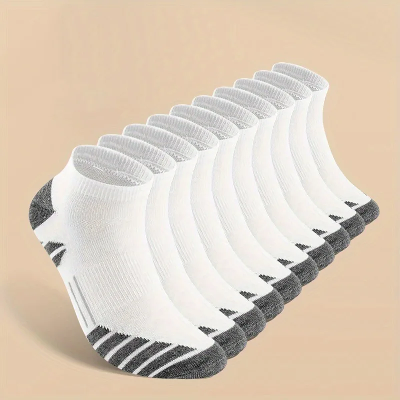 1/10/20 쌍 남성 여성 스포츠 보트 양말 땀 흡수 통기성 모든 계절에 적합 러닝 피트니스 로우 컷 캐주얼 양말