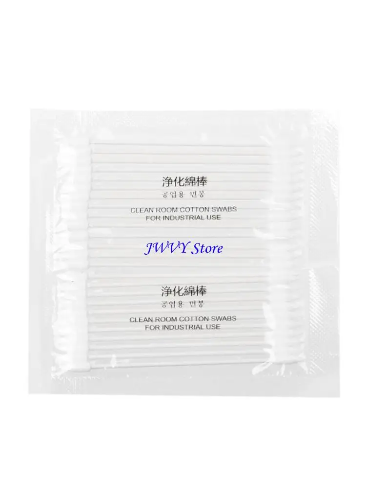 573A 25X Хлопковая одноразовая очистка палочек для порта заряда телефона.