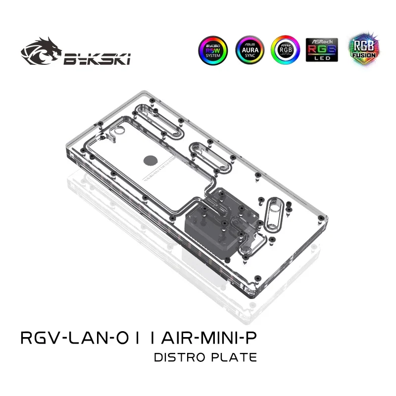 Board Reservoir for Lian Li O11 AIR MINI Computer Case /Water Cooling System /Combo DDC Pump/Bykski Acrylic Distro Plate/DIY