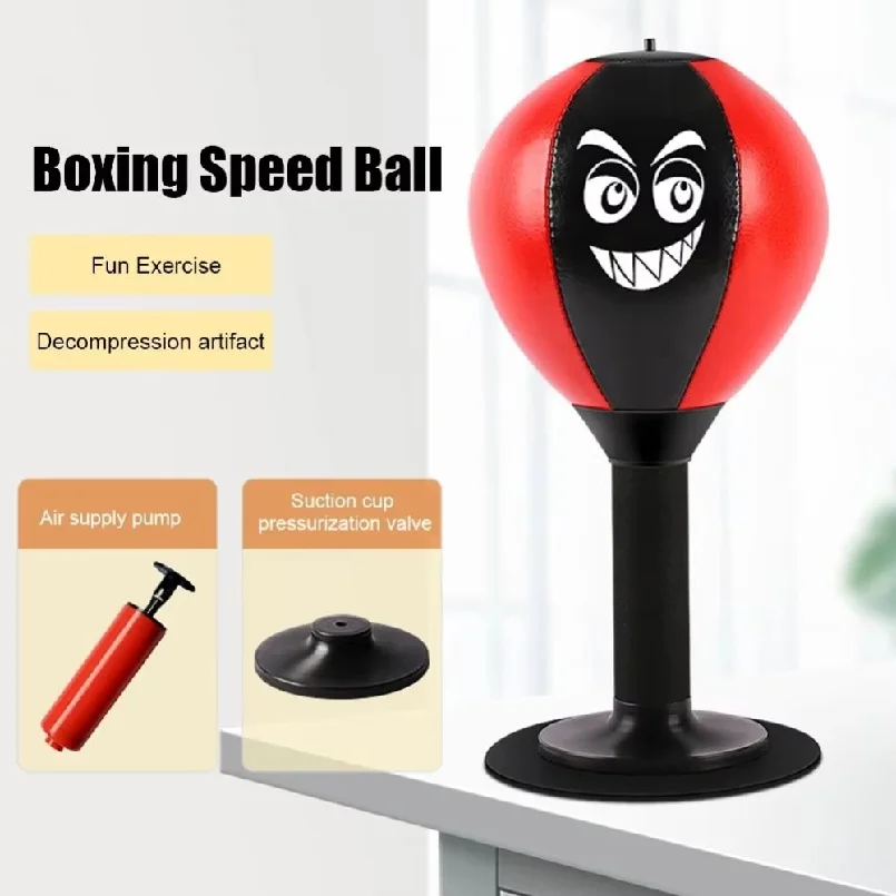 With Suction Cup Desktop Punching Bag Wall Mountable Desk Mountable Boxing Training Bag Promote Development Physical Exercise