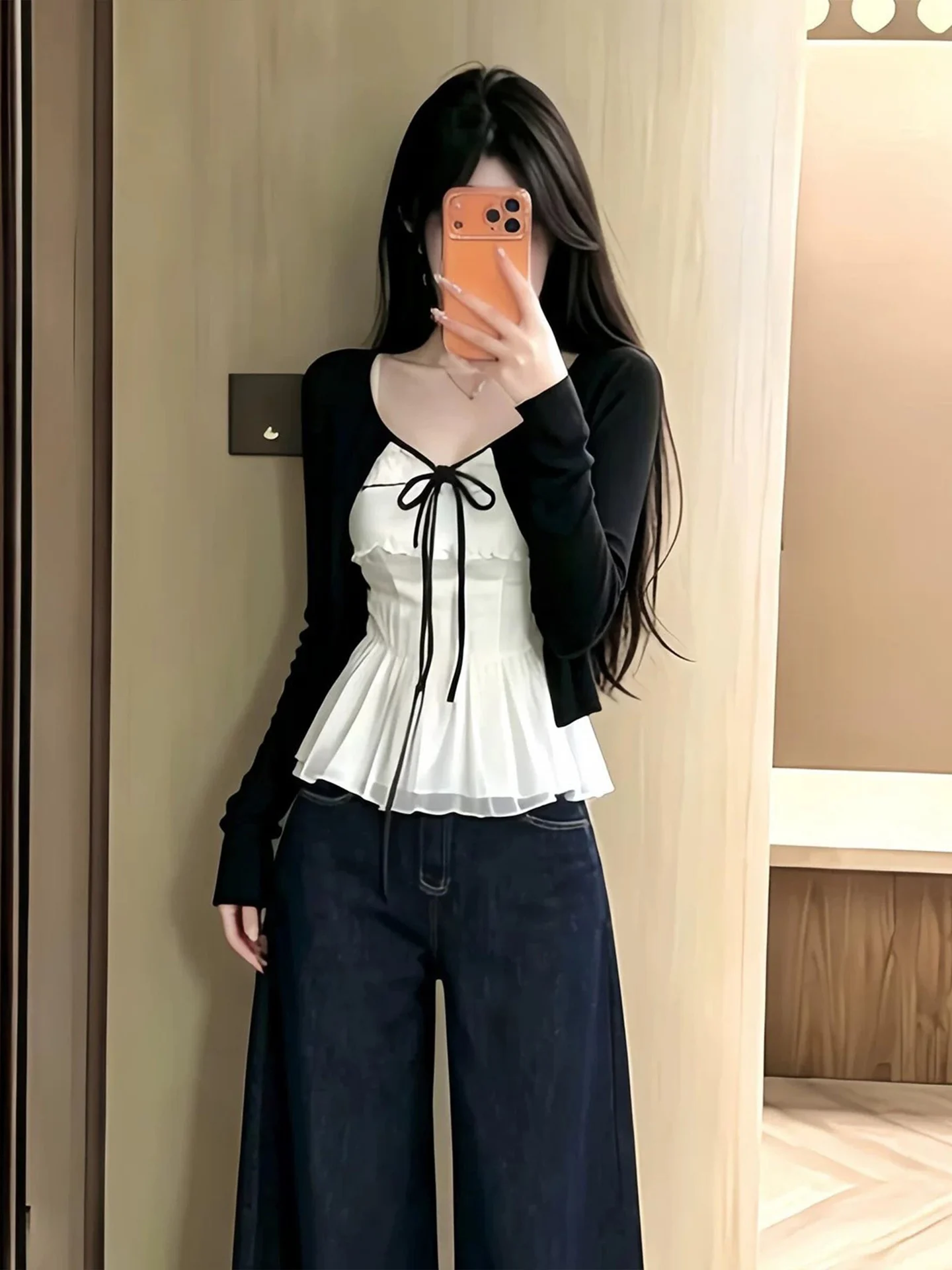 Black Long Sleeve Lace Crop To - Crop Top Crochet review and price