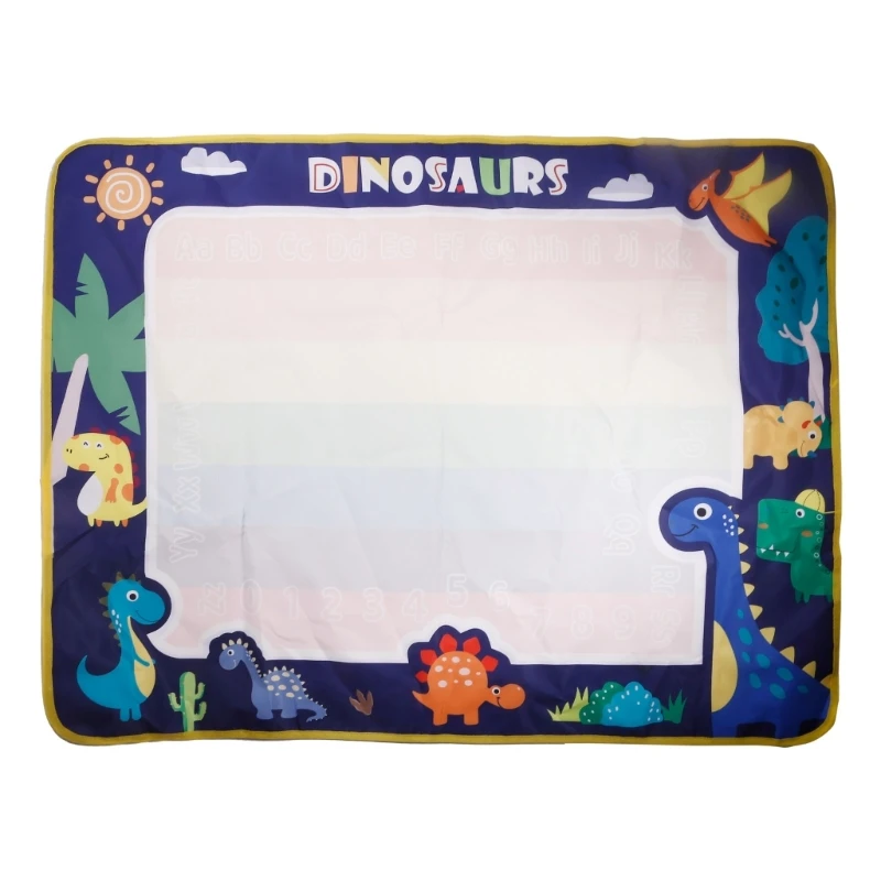 Mess Drawing Mat Doodles Board Educational Toy Toddler Gifts Toddlers Water Doodles Mat, Large Aquas Coloring Mat
