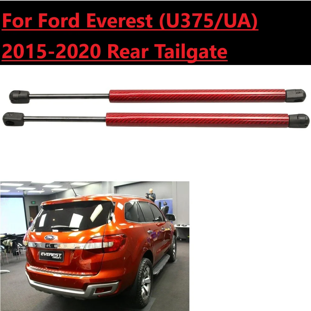

2 шт. демпфер задней двери для Ford U375/UA MK2 Everest 2015-2016-2020 гг., задняя дверь багажника, газовые пружинные стойки, опорная опора для подъема