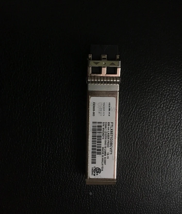 

Used FTLX8571D3BCV-IT E10GSFPSR Intel10G 300M X520-DA 20,000 MB Module